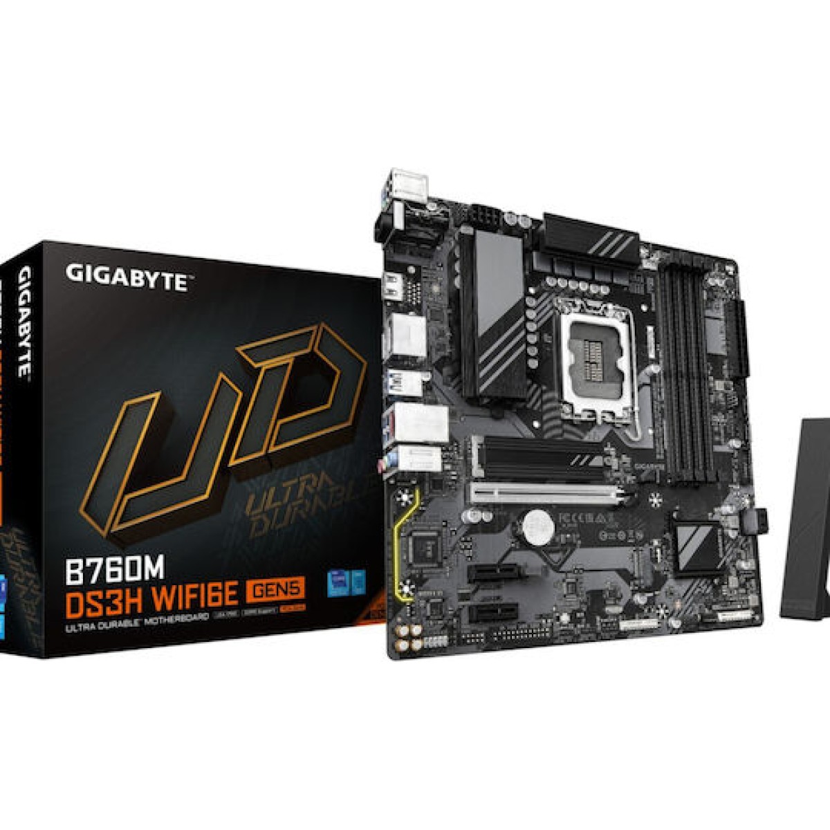 Gigabyte B760M DS3H WIFI6E GEN5 rev. 1.x Motherboard Micro ATX με Intel 1700 Socket