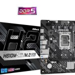 ASRock H610M-H2/M.2 D5 Motherboard Micro ATX με Intel 1700 Socket 90-MXBML0-A0UAYZ