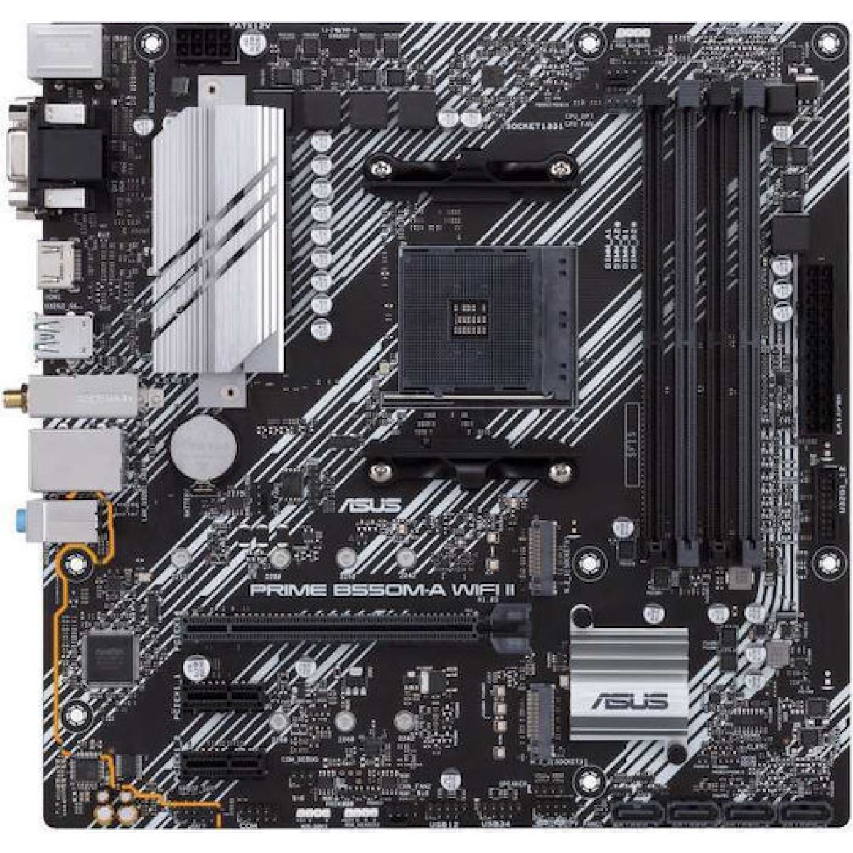 Asus Prime B550M-A WIFI II Motherboard Micro ATX με AMD AM4 Socket 90MB19X0-M0EAY0