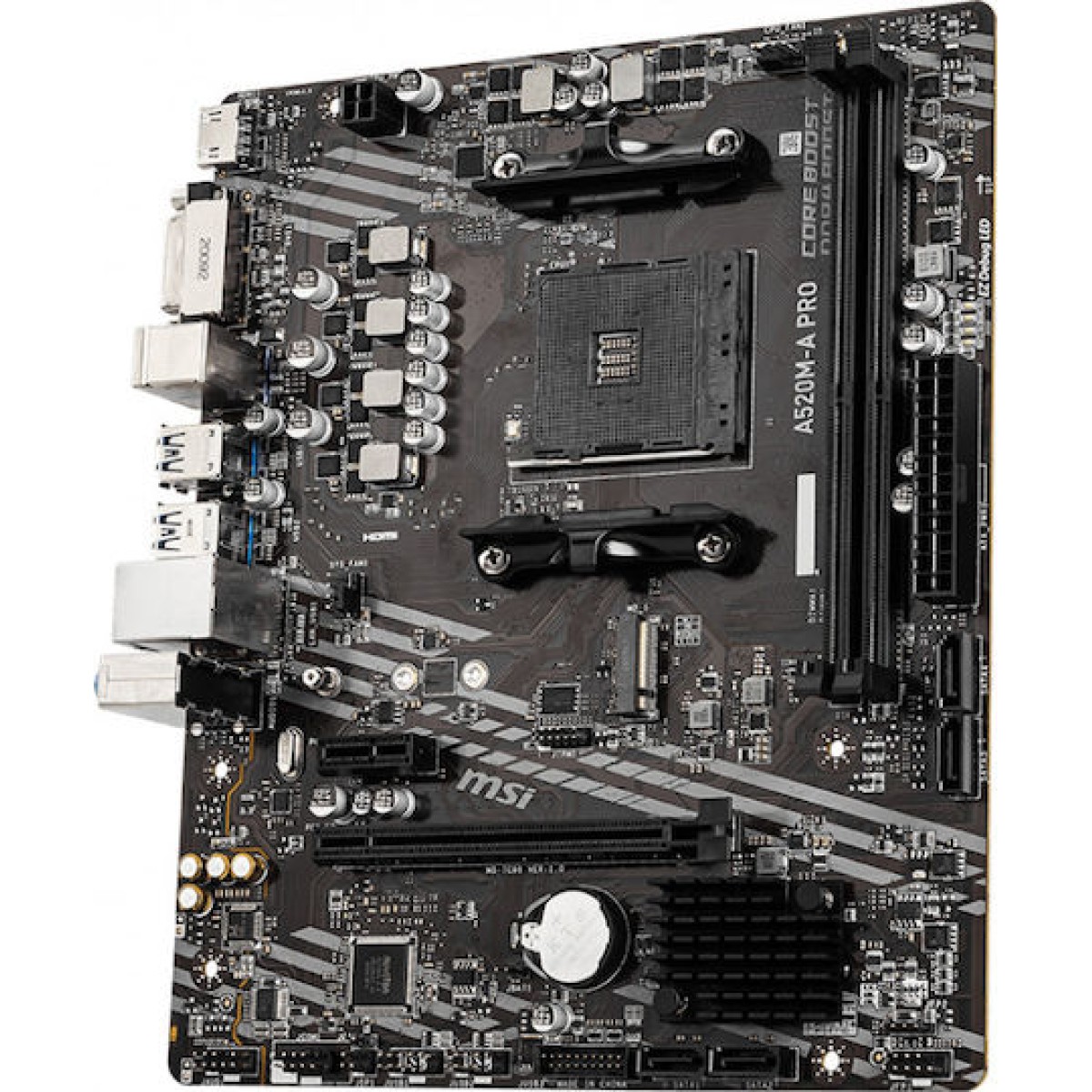 MSI A520M-A PRO Motherboard Micro ATX με AMD AM4 Socket 7C96-001R
