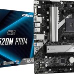 ASRock A520M Pro4 Motherboard Micro ATX με AMD AM4 Socket 90-MXBDU0-A0UAYZ