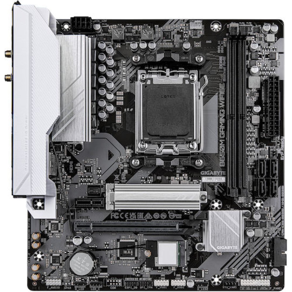 Gigabyte B650M Gaming WIFI6E Motherboard Micro ATX με AMD AM5 Socket