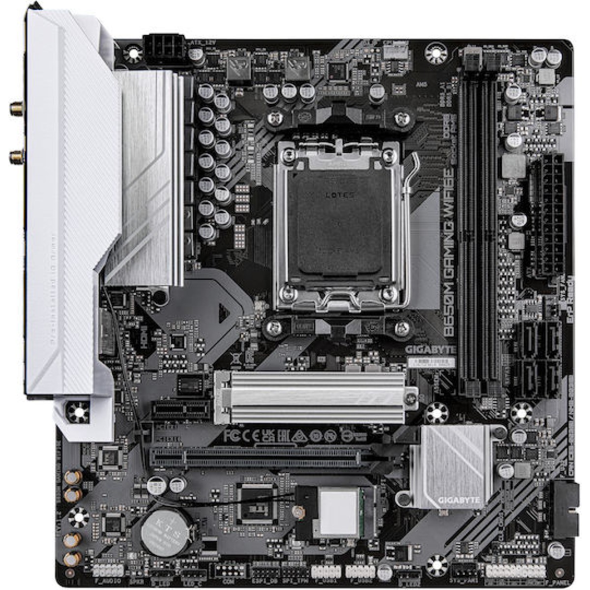 Gigabyte B650M Gaming WIFI6E Motherboard Micro ATX με AMD AM5 Socket