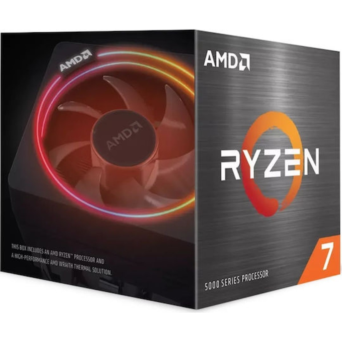 AMD Ryzen 7 5800XT 3.8GHz Επεξεργαστής 8 Πυρήνων για Socket AM4 σε Κουτί με Ψύκτρα