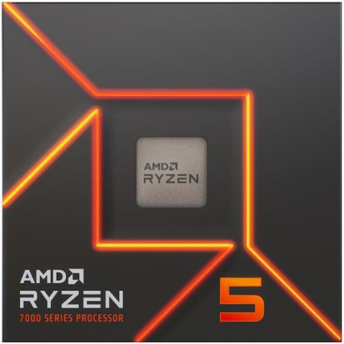AMD Ryzen 5 7600 3.8GHz Επεξεργαστής 6 Πυρήνων για Socket AM5 σε Κουτί με Ψύκτρα