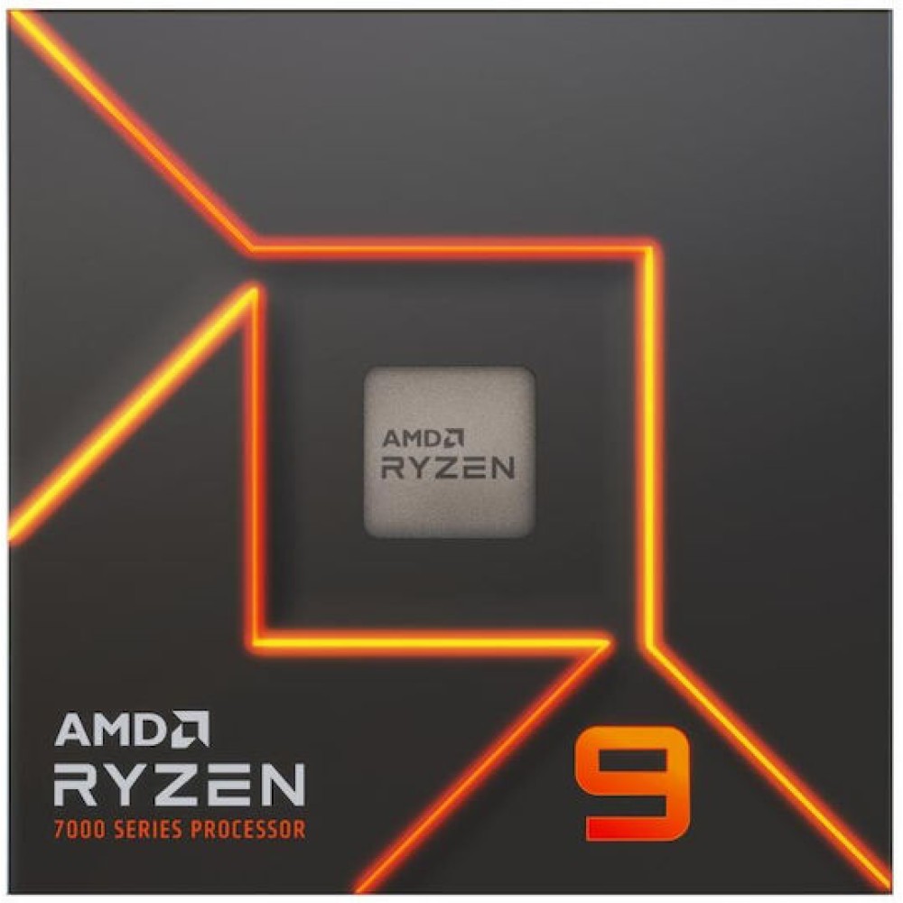 AMD Ryzen 9 7900 3.7GHz Επεξεργαστής 12 Πυρήνων για Socket AM5 σε Κουτί με Ψύκτρα