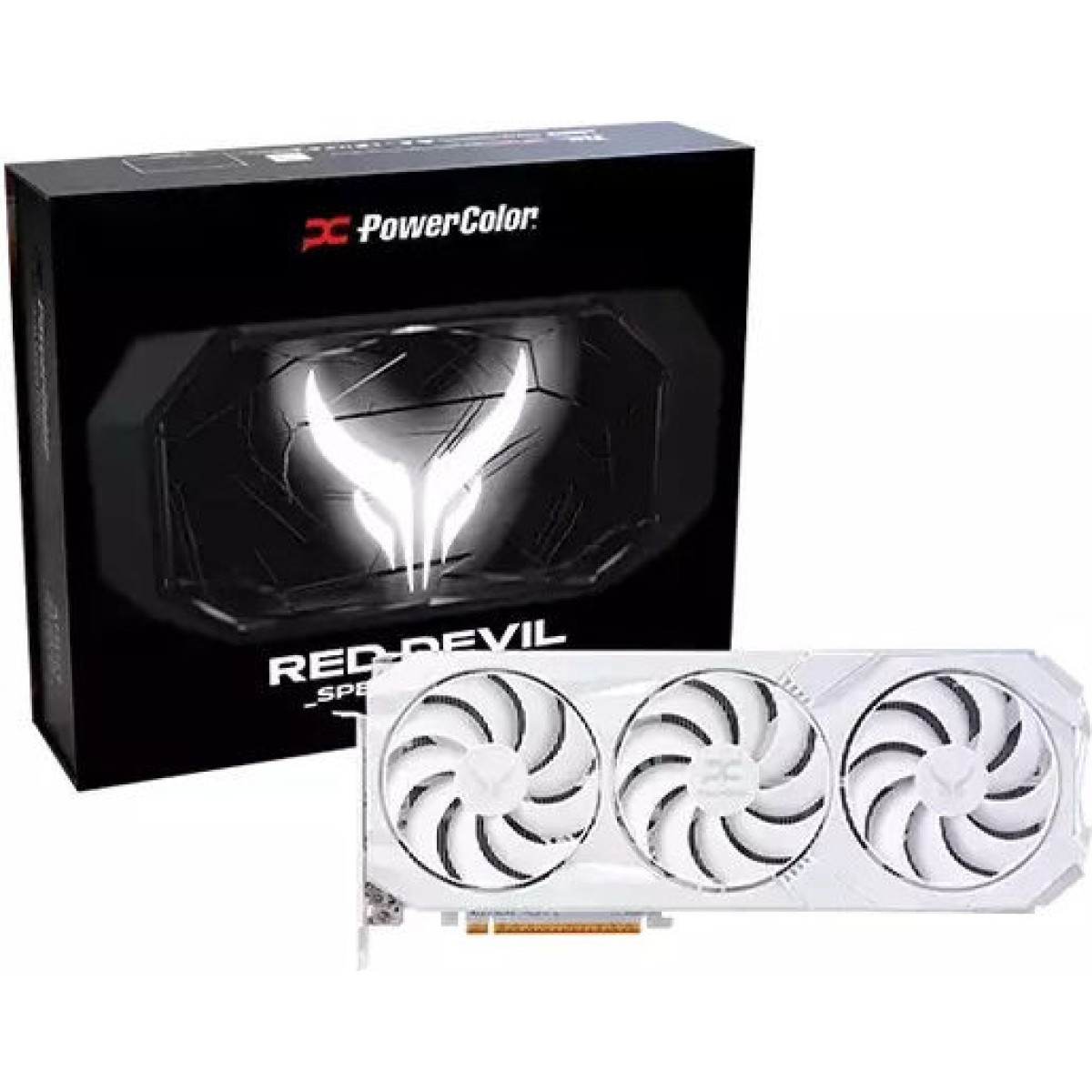 PowerColor Radeon RX 9070 XT 16GB GDDR6 Red Devil Spectral White Κάρτα Γραφικών