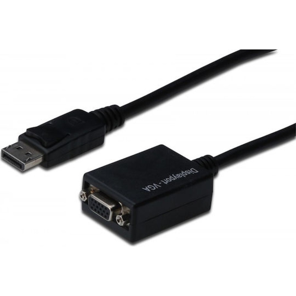Digitus do Μετατροπέας DisplayPort female σε VGA female 1τμχ