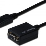Digitus do Μετατροπέας DisplayPort female σε VGA female 1τμχ