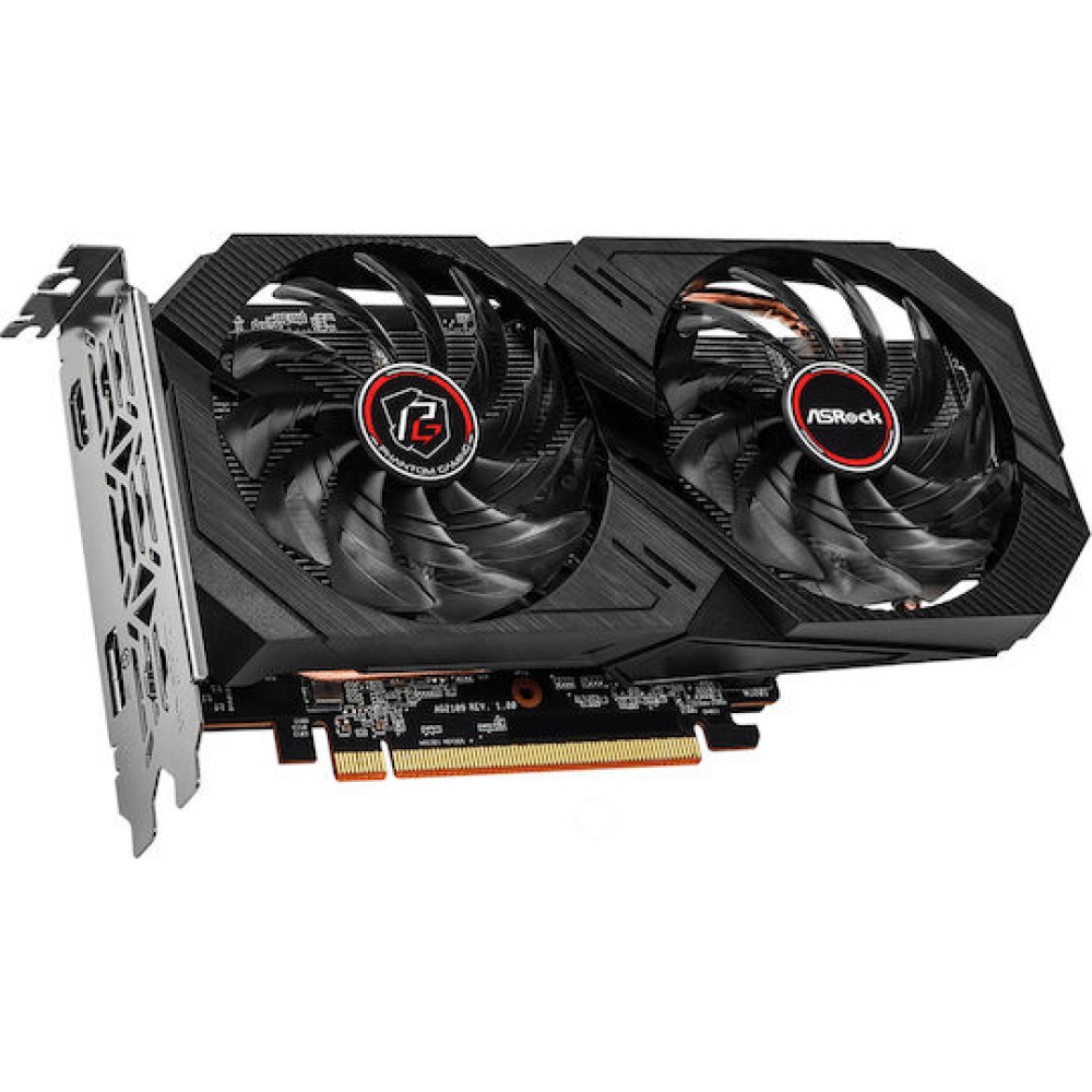 ASRock Radeon RX 6500 XT 4GB GDDR6 Phantom Gaming D OC Κάρτα Γραφικών