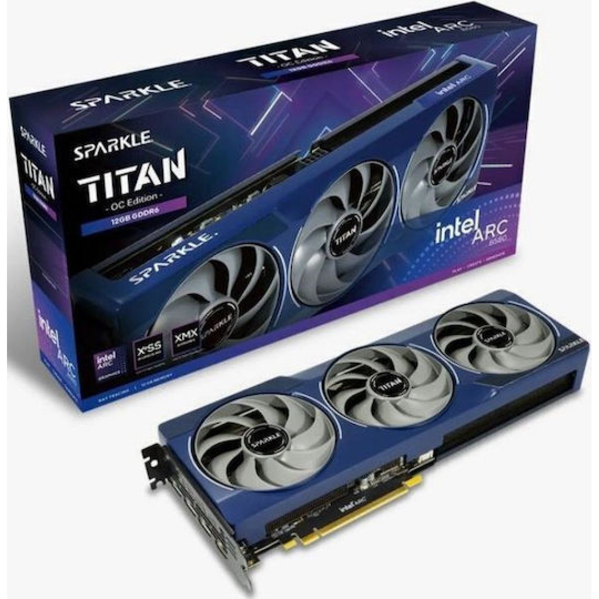 Sparkle ARC B580 12GB GDDR6 TITAN Nox OC Κάρτα Γραφικών