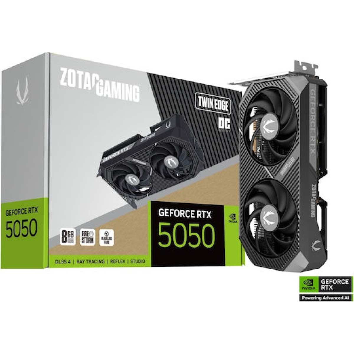 Zotac GeForce RTX 5050 8GB GDDR6 Twin Edge OC Κάρτα Γραφικών