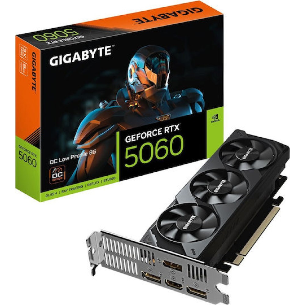 Gigabyte GeForce RTX 5060 8GB GDDR7 OC Low Profile 8G Κάρτα Γραφικών