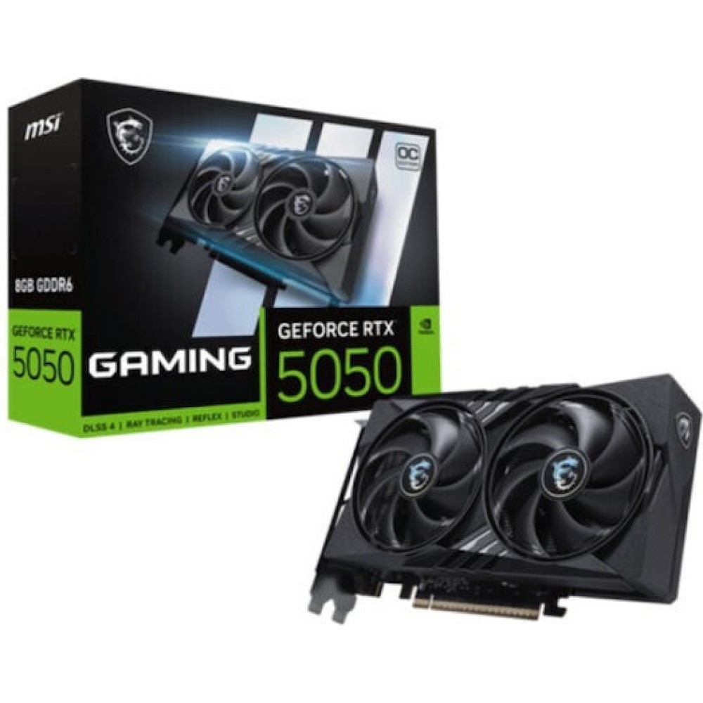 MSI GeForce RTX 5050 8GB GDDR6 Gaming OC Κάρτα Γραφικών