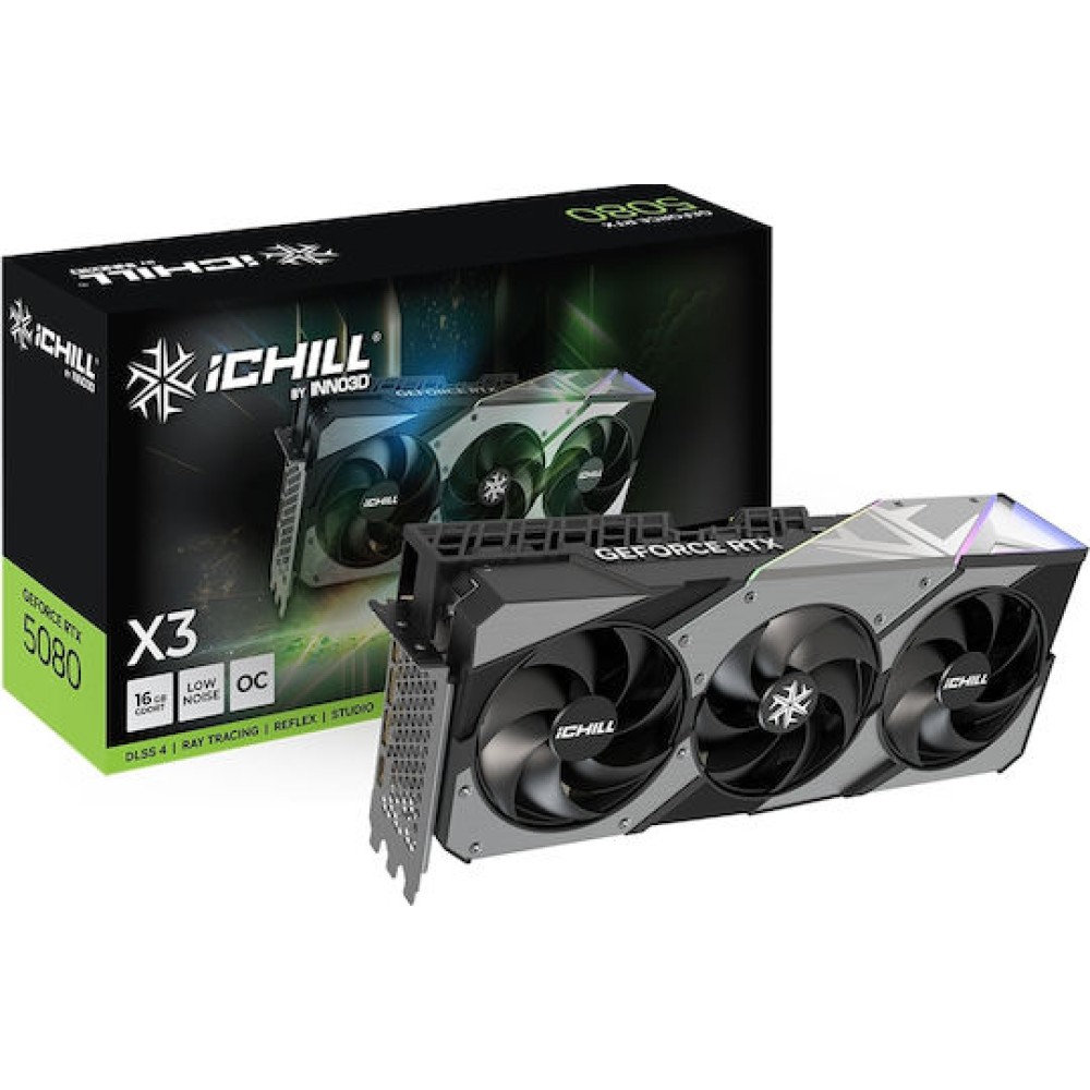 Inno 3D GeForce RTX 5080 16GB GDDR7 Κάρτα Γραφικών