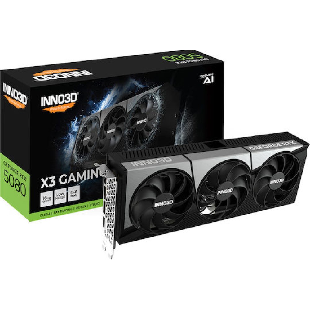 Inno 3D GeForce RTX 5080 16GB GDDR7 X3 OC Κάρτα Γραφικών