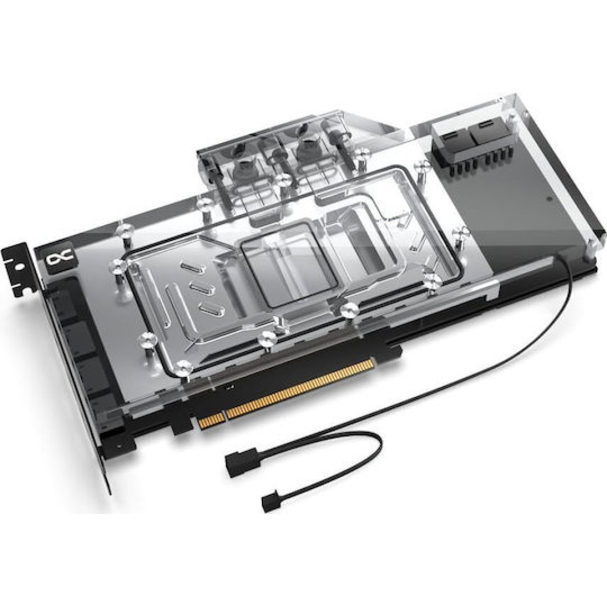 Alphacool Alphacool Eisblock Aurora Radeon Rx 7800 Xt Re Backplate Ακρυλικό + Νικέλιο