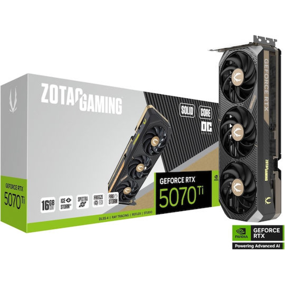 Zotac GeForce RTX 5070 Ti 16GB GDDR7 Κάρτα Γραφικών