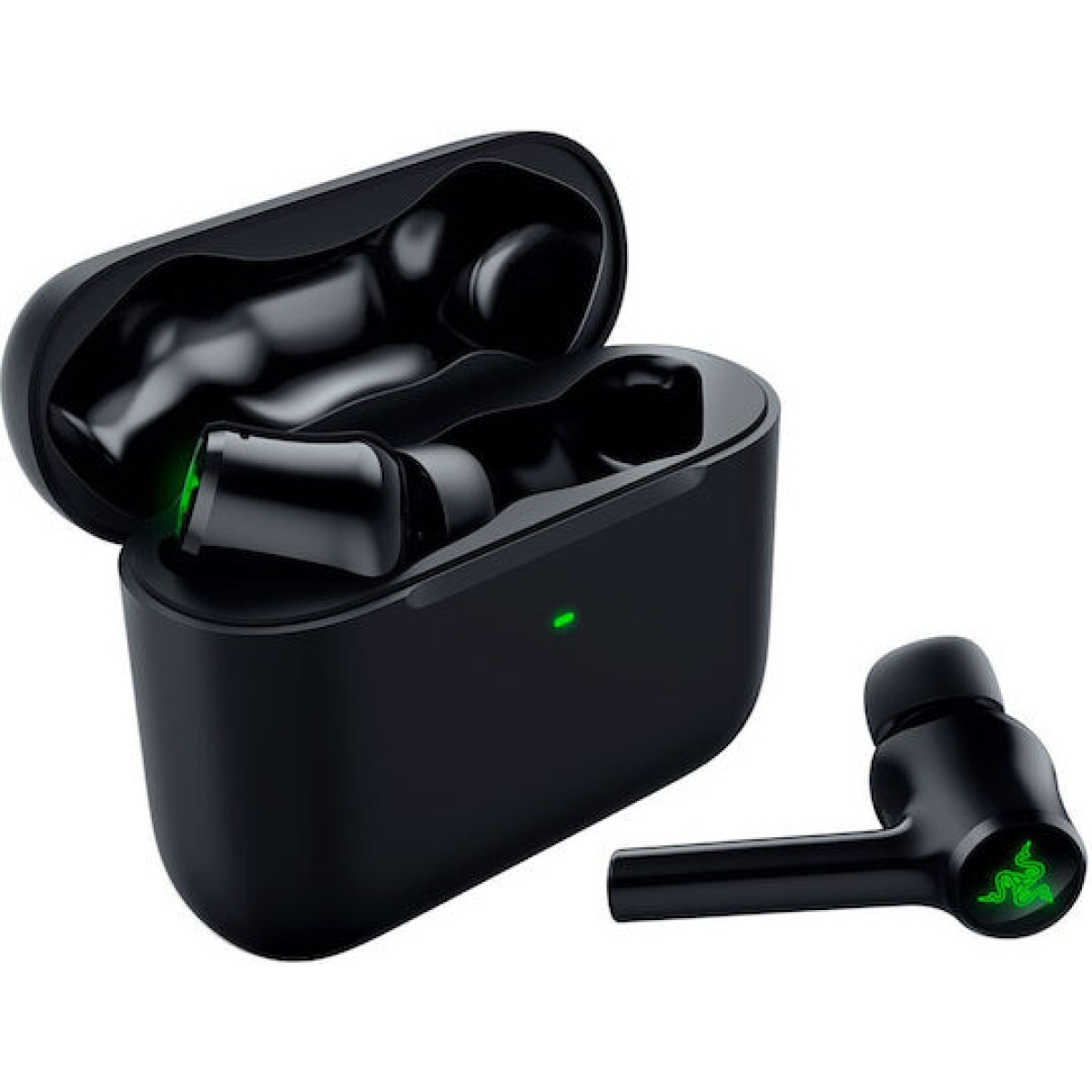 Razer Hammerhead Pro Hyperspeed In-ear Bluetooth Handsfree Ακουστικά με Αντοχή στον Ιδρώτα και Θήκη Φόρτισης Μαύρα