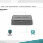 Digitus Docking Station για 2 Σκληρούς Δίσκους SATA M.2(2242)