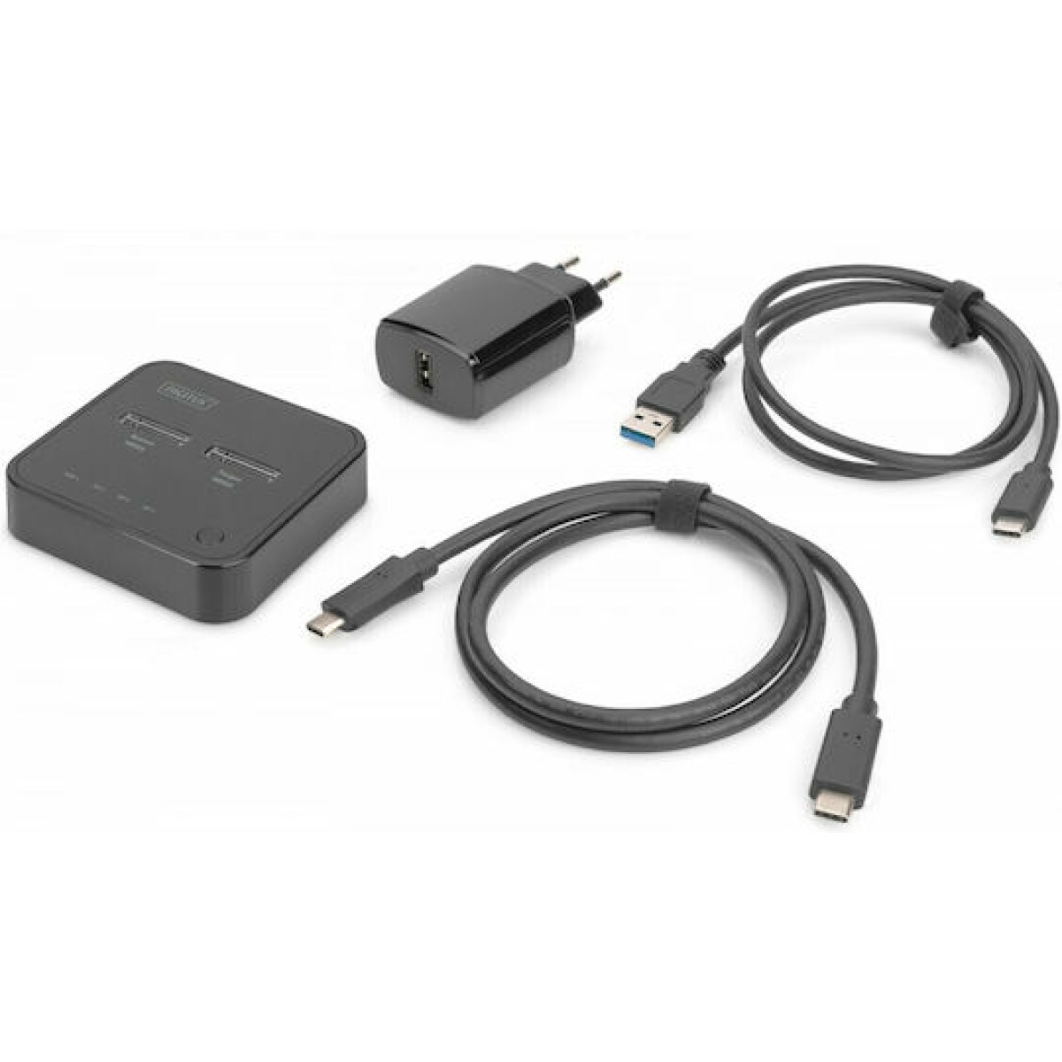 Digitus Docking Station για 2 Σκληρούς Δίσκους SATA M.2(2242)