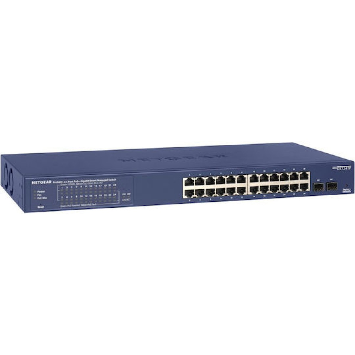 NetGear GS724TP-300EUS Managed L3 PoE Switch με 24 Θύρες Gigabit (1Gbps) Ethernet και 2 SFP Θύρες