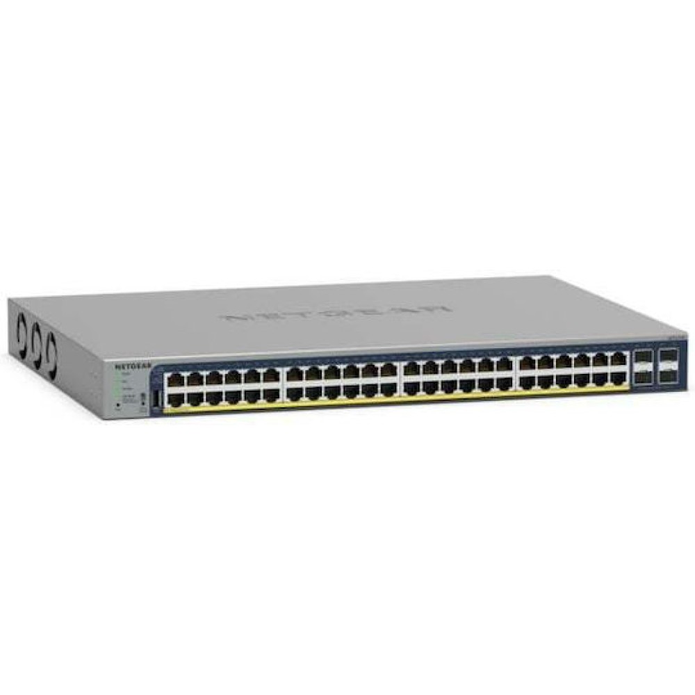 NetGear GS728TP v3 Managed L2 PoE+ Switch με 24 Θύρες Gigabit (1Gbps) Ethernet και 4 SFP Θύρες