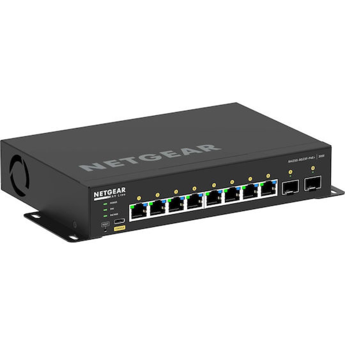 NetGear Managed L2 PoE+ Switch με 8 Θύρες Gigabit (1Gbps) Ethernet και 2 SFP Θύρες