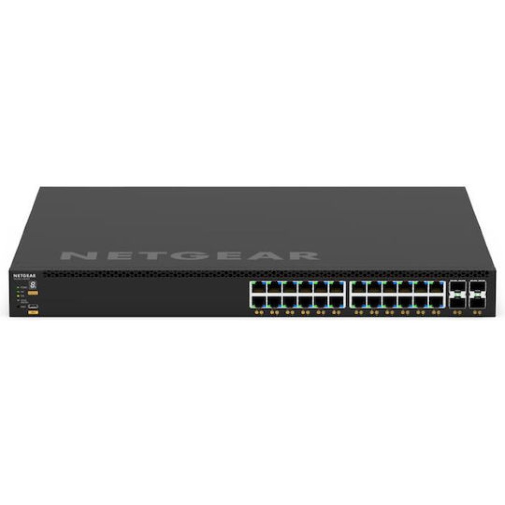 NetGear M4350-24G4XF Managed L3 PoE Switch με 24 Θύρες Gigabit (1Gbps) Ethernet και 4 SFP Θύρες