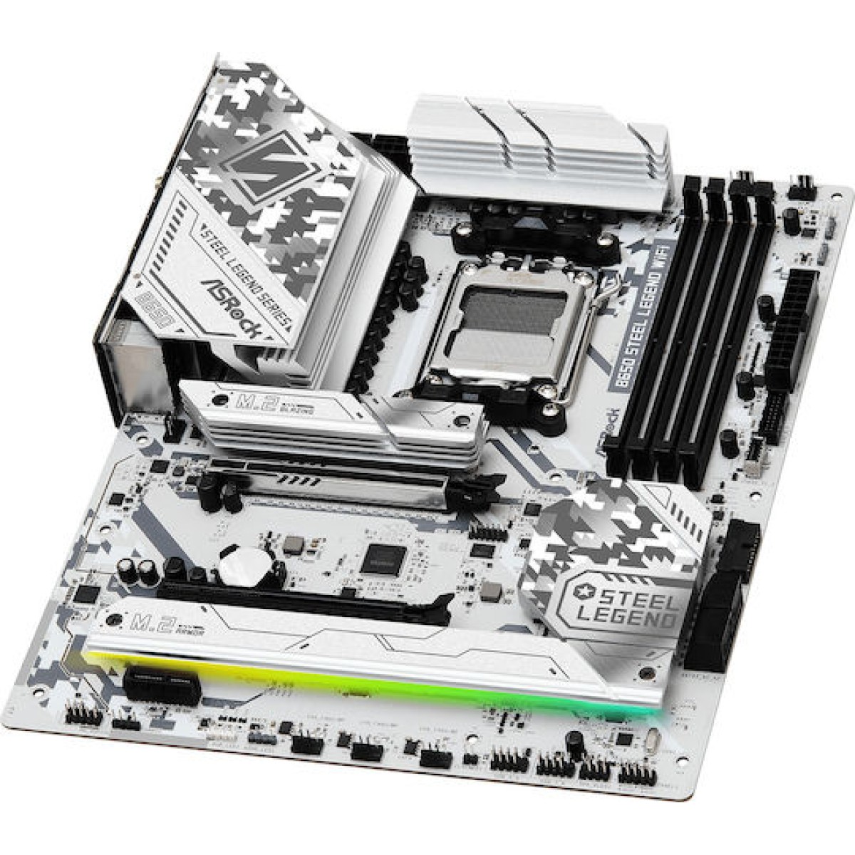ASRock B650 Steel Legend WiFi Motherboard ATX με AMD AM5 Socket 90-MXBN90-A0UAYZ