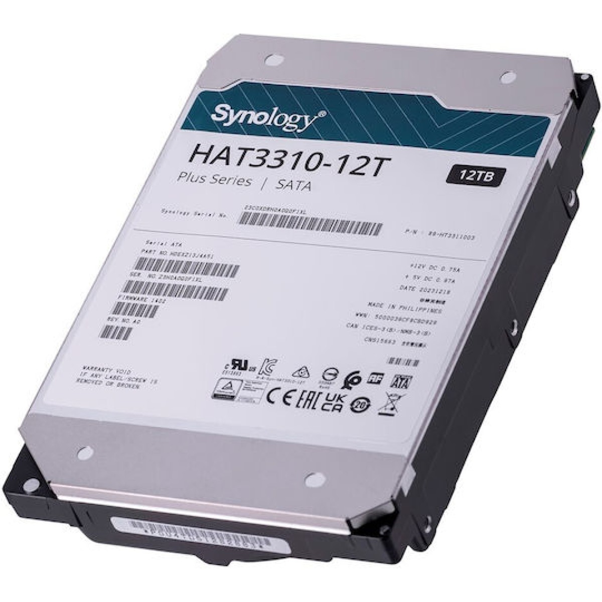 Synology Plus 12TB HDD Σκληρός Δίσκος 3.5