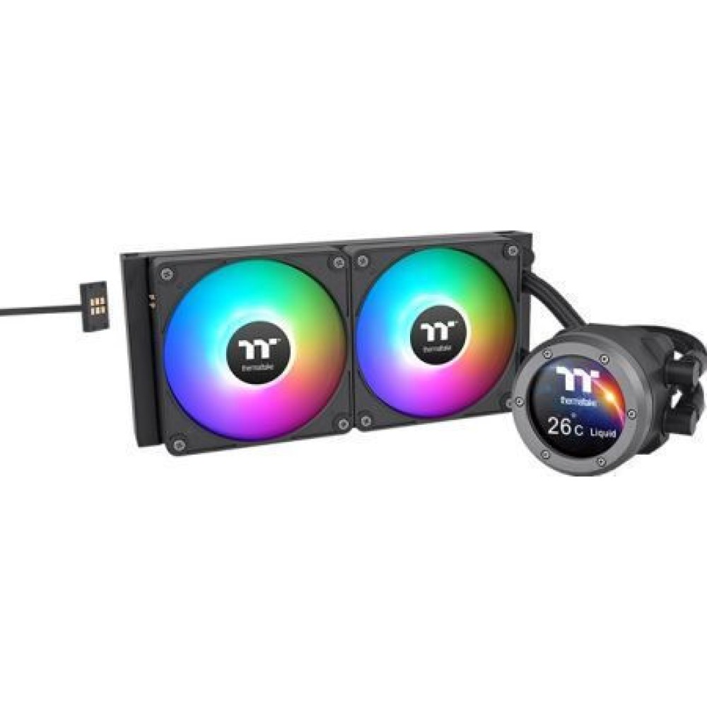 Thermaltake TH280 V2 Ultra EX Υδρόψυξη Επεξεργαστή Διπλού Ανεμιστήρα 120mm για Socket AM4/AM5/1700/1200/115x με ARGB Φωτισμό