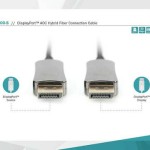 Digitus Cable DisplayPort male - DisplayPort male 30m Μαύρο (AK-340107-300-S)