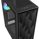 Sharkoon VK2 RGB Midi Tower Κουτί Υπολογιστή με Πλαϊνό Παράθυρο Μαύρο
