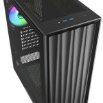 Sharkoon VK3 RGB Midi Tower Κουτί Υπολογιστή με Πλαϊνό Παράθυρο Μαύρο