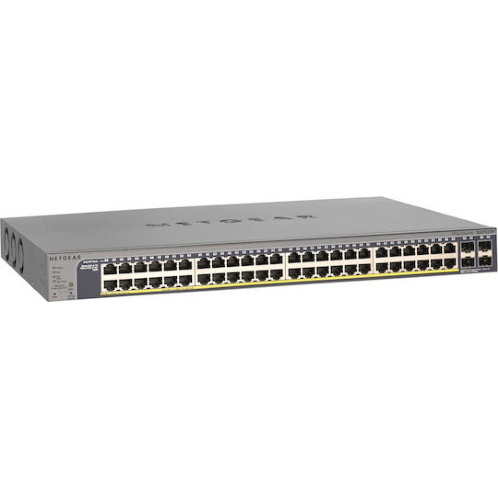 NetGear GS752TP-300EUS v3 Managed L3 PoE Switch με 48 Θύρες Gigabit (1Gbps) Ethernet και 4 SFP Θύρες
