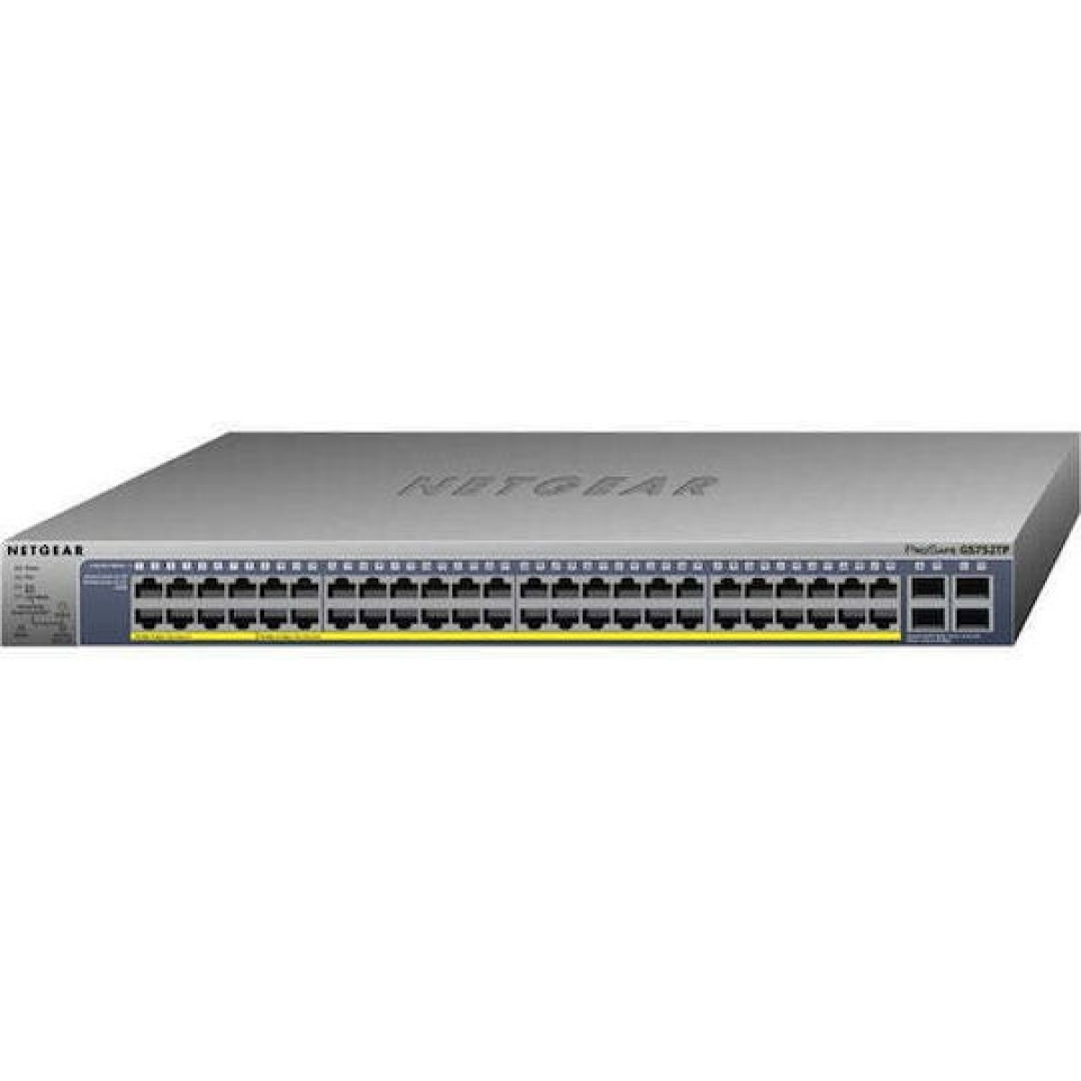 NetGear GS752TP-300EUS v3 Managed L3 PoE Switch με 48 Θύρες Gigabit (1Gbps) Ethernet και 4 SFP Θύρες