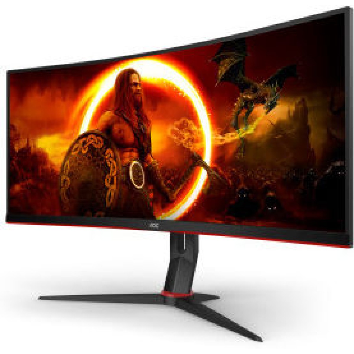 AOC CU34G2XP Ultrawide VA HDR Curved Gaming Monitor 34\