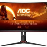 AOC CU34G2XP Ultrawide VA HDR Curved Gaming Monitor 34\