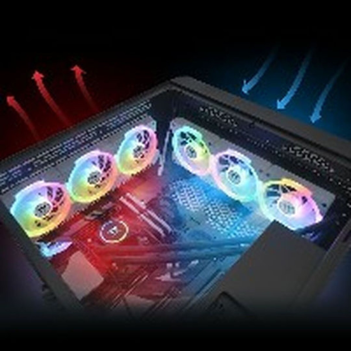 Thermaltake Swafan Ex12 TT Premium Edition Case Fan 120mm με RGB Φωτισμό και Σύνδεση 3-Pin / 4-Pin PWM 3τμχ Λευκό