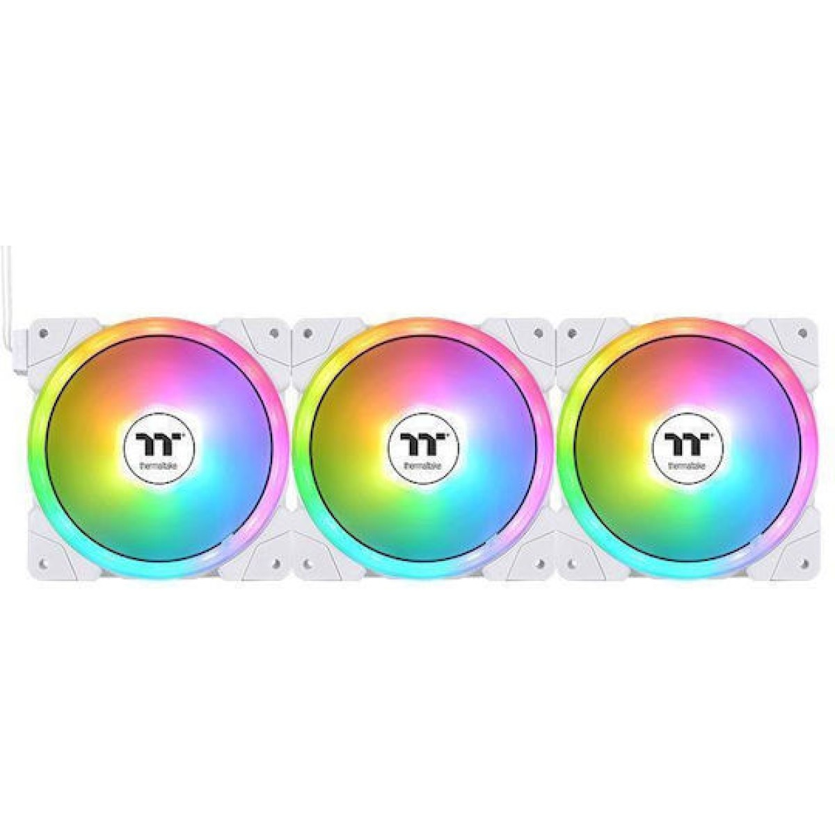 Thermaltake SWAFAN EX14 ARGB Sync White TT Premium Edition Case Fan 140mm 3τμχ Λευκό