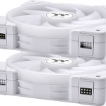 Thermaltake SWAFAN EX14 ARGB Sync White TT Premium Edition Case Fan 140mm 3τμχ Λευκό