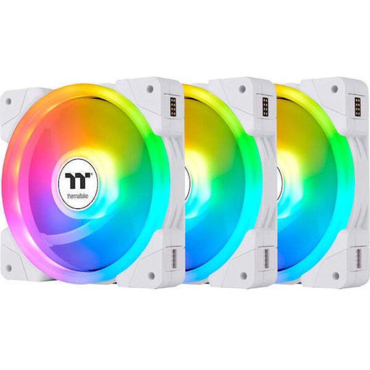 Thermaltake SWAFAN EX14 ARGB Sync White TT Premium Edition Case Fan 140mm 3τμχ Λευκό