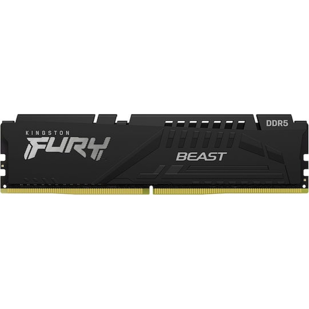 Kingston FURY Beast DDR5 με Module 1x16GB και Ταχύτητα 6000 για Desktop