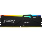 Kingston Fury Beast RGB DDR5 32GB RAM με 2x16GB Modules και Ταχύτητα 6000 για Desktop