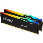 Kingston Fury Beast RGB DDR5 32GB RAM με 2x16GB Modules και Ταχύτητα 6000 για Desktop