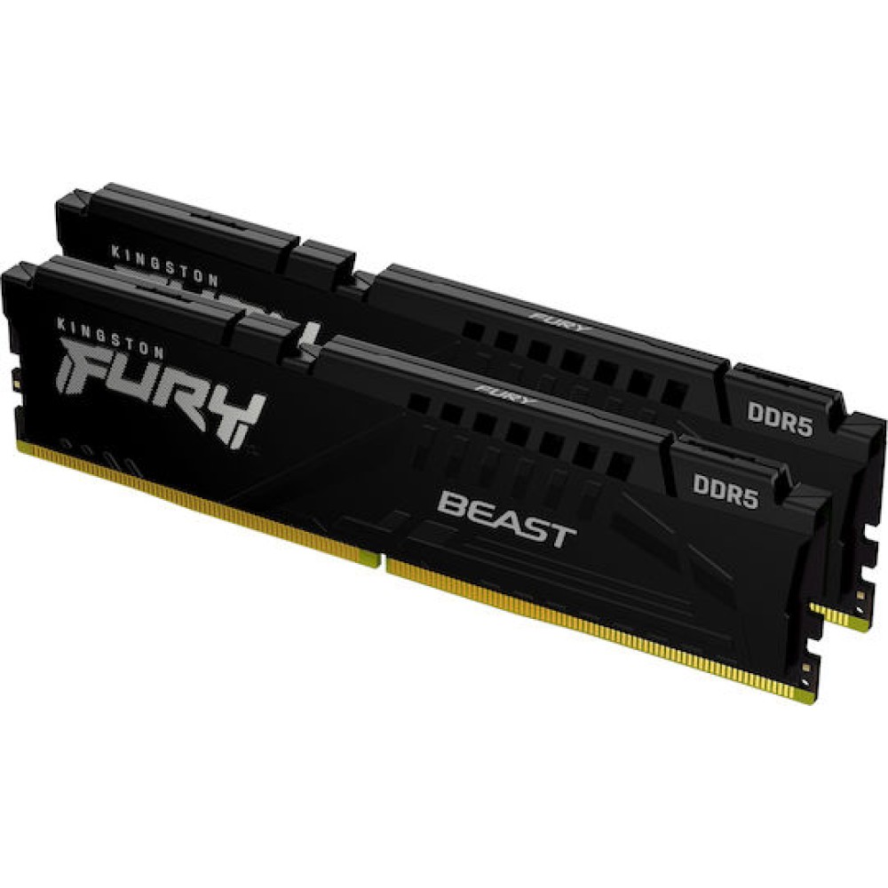 Kingston FURY Beast DDR5 16GB RAM με 2x8GB Modules και Ταχύτητα 6000 για Desktop