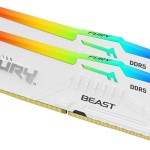 Kingston FURY Beast RGB DDR5 32GB RAM με 2x16GB Modules και Ταχύτητα 6000 για Desktop