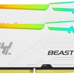 Kingston Fury Beast RGB DDR5 64GB RAM με 2x32GB Modules και Ταχύτητα 6000 για Desktop