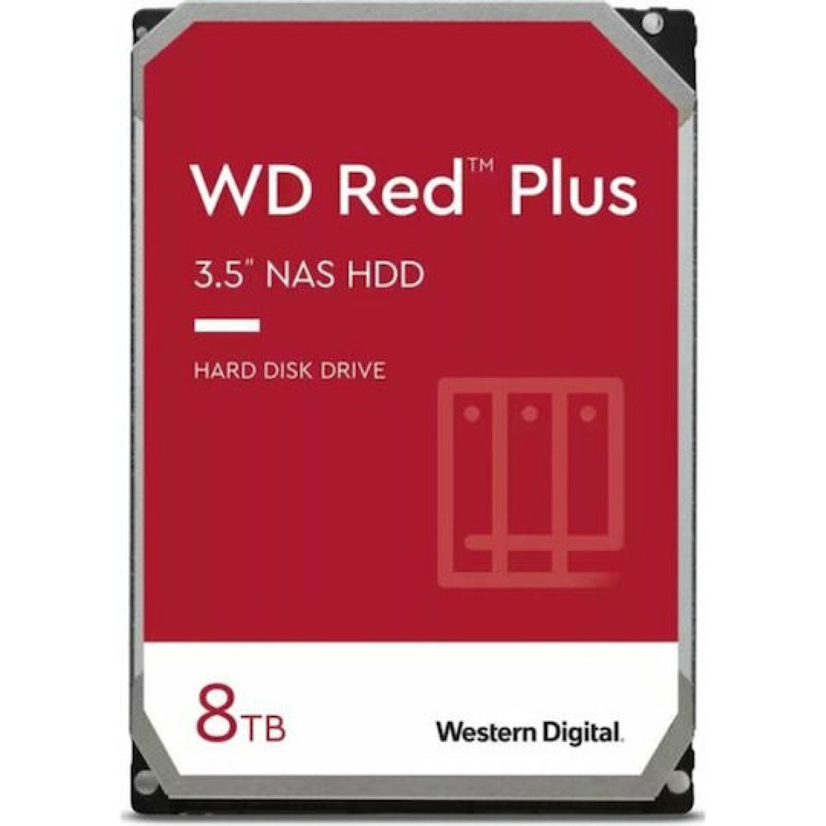 Western Digital Red Plus 8TB HDD Σκληρός Δίσκος 3.5